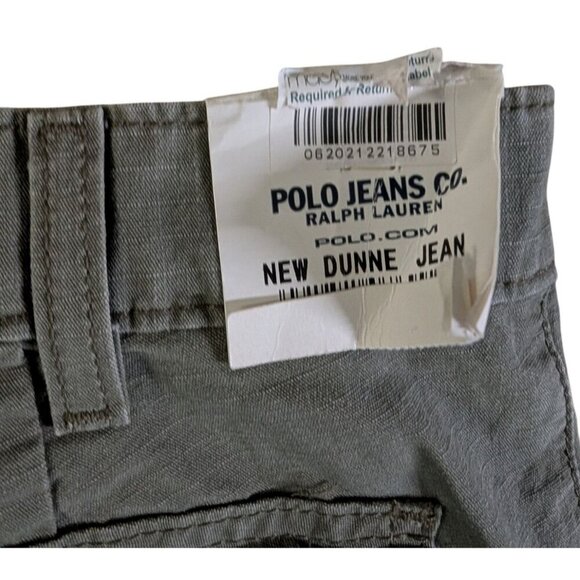 Polo Jeans Co. Ralph Lauren Womens New Dunne Jean Gray Wide-Leg Pants Size 8 - Picture 3 of 8